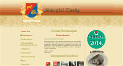 Desktop Screenshot of bataapati.hu